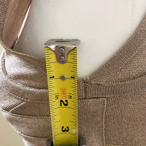 Nude/Gold Cocktail Dress - Picture 4 of 4